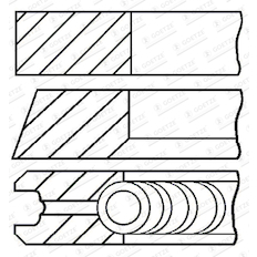 Sada pístních kroužků GOETZE ENGINE 08-433007-00