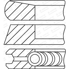 Sada pístních kroužků GOETZE ENGINE 08-435200-00