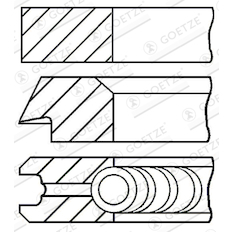 Sada pístních kroužků GOETZE ENGINE 08-436200-00