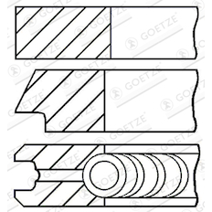 Sada pístních kroužků GOETZE ENGINE 08-436500-00