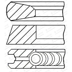 Sada pístních kroužků GOETZE ENGINE 08-437500-00