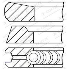 Sada pístních kroužků GOETZE ENGINE 08-440300-00