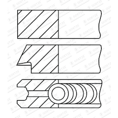 Sada pístních kroužků GOETZE ENGINE 08-442900-10