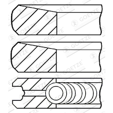 Sada pístních kroužků GOETZE ENGINE 08-443500-00