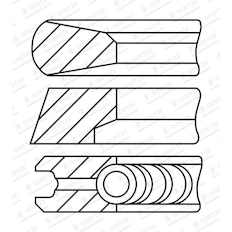 Sada pístních kroužků GOETZE ENGINE 08-451100-00