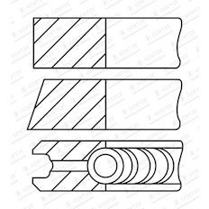 Sada pístních kroužků GOETZE ENGINE 08-451300-00