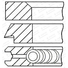 Sada pístních kroužků GOETZE ENGINE 08-453000-00