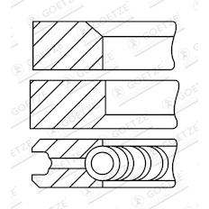 Sada pístních kroužků GOETZE ENGINE 08-454300-00