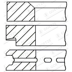 Sada pístních kroužků GOETZE ENGINE 08-700000-00