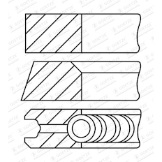 Sada pístních kroužků GOETZE ENGINE 08-782900-00