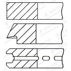 Sada pístních kroužků GOETZE ENGINE 08-786100-00