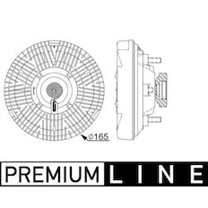 Spojka, větrák chladiče MAHLE ORIGINAL CFC 238 000P