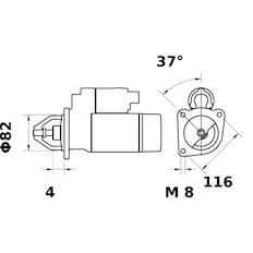 Startér MAHLE ORIGINAL MS 453