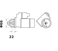 Startér MAHLE ORIGINAL MS 54