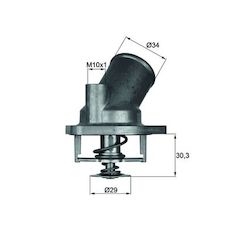 Termostat, chladivo MAHLE ORIGINAL TI 2 92