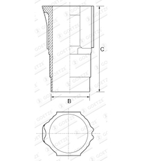 Vložený válec GOETZE ENGINE 14-000340-00