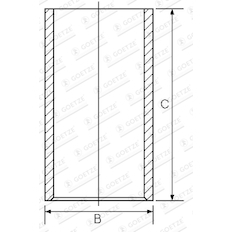 Vložený válec GOETZE ENGINE 14-011001-00