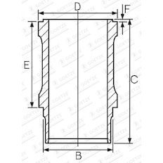 Vložený válec GOETZE ENGINE 14-611250-00