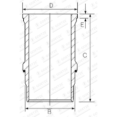 Vložený válec GOETZE ENGINE 14-636590-00