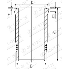Vložený válec GOETZE ENGINE 15-270000-00