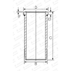 Vložený válec GOETZE ENGINE 15-610060-00
