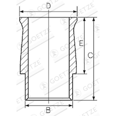 Vložený válec GOETZE ENGINE 15-632400-00
