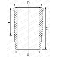 Vložený válec GOETZE ENGINE 15-670050-00