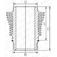 Vložený válec GOETZE ENGINE 21202102DL STD