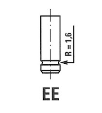 Výfukový ventil FRECCIA R4386/RARCR