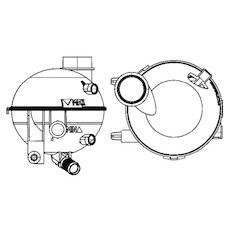 Vyrovnávací nádoba, chladivo MAHLE ORIGINAL CRT 18 000S