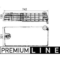 Vyrovnávací nádoba, chladivo MAHLE ORIGINAL CRT 41 000P