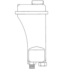 Vyrovnávací nádoba, chladivo MAHLE ORIGINAL CRT 51 000S