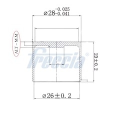 Zdvihátko ventilu FRECCIA PI 03-115